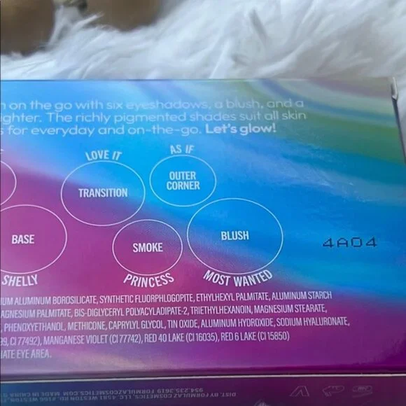 Formula Z Glamgasm Pro Artistry Face /Eye Palette-shadow, blush and highlighter - Picture 6 of 9